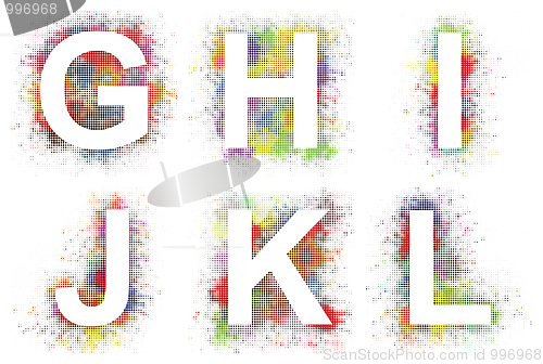 Image of Alphabet g-l