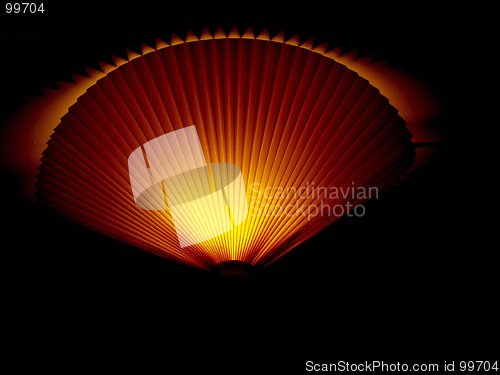 Image of Lamp in the darkness