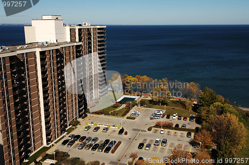 Image of The view from a high rise.