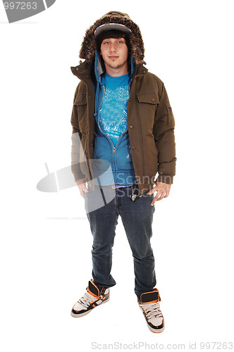 Image of Boy with winter jacket.