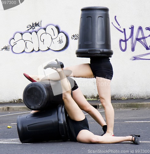 Image of Dancers and their trash