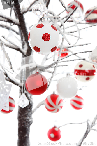 Image of Christmas baubles ornaments decoration