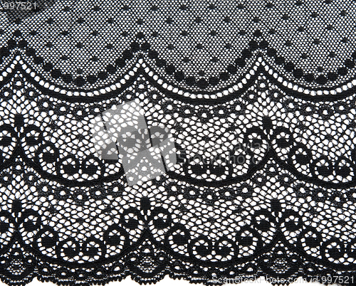Image of Decorative black lace