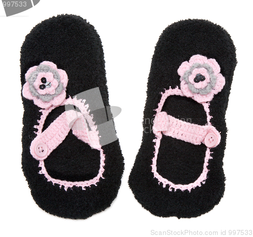 Image of Knitted baby footwear
