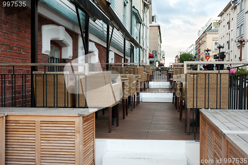 Image of Empty street restaurant