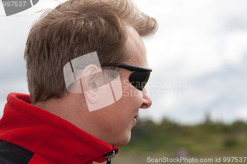 Image of Portrait man in sunglasseses