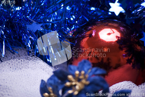 Image of Christmas and New Year decorations  