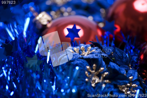 Image of Christmas and New Year decorations   