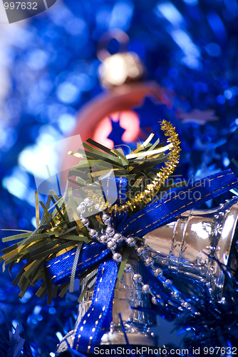 Image of Christmas and New Year decorations 