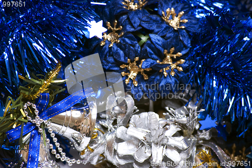 Image of Christmas and New Year decorations 