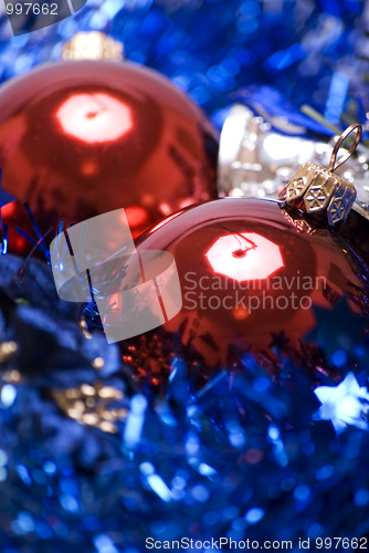 Image of Christmas and New Year decorations   