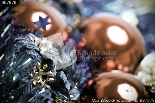 Image of Christmas and New Year decorations   