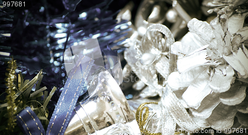 Image of Christmas and New Year decorations   