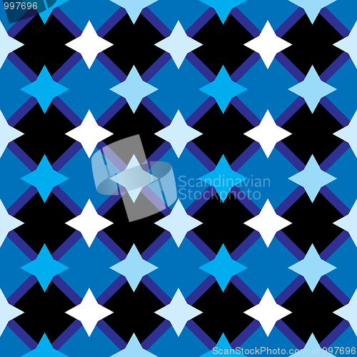 Image of Abstract seamless background with stars