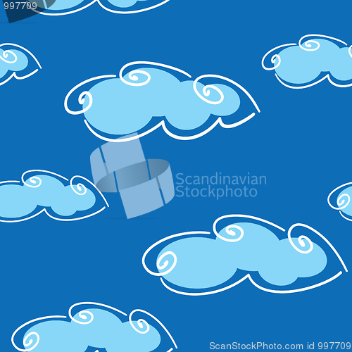 Image of Abstract day clouds background