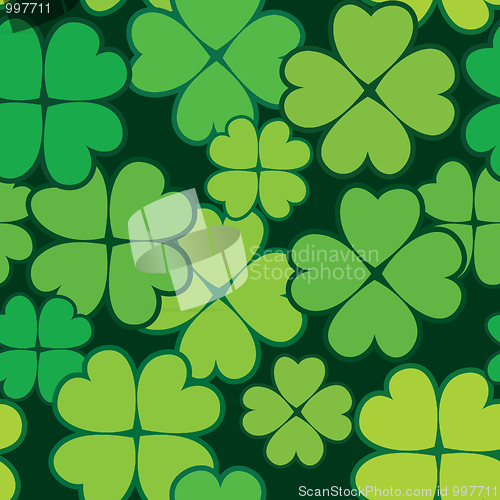 Image of Patrick's day abstract seamless background