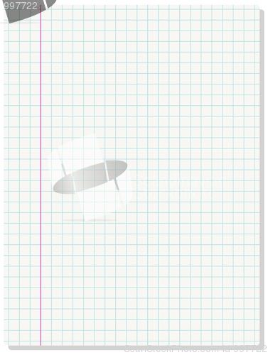 Image of Background of blank paper sheet