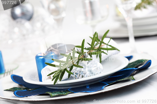 Image of Place setting for Christmas