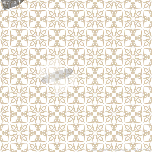 Image of floral beige seamless