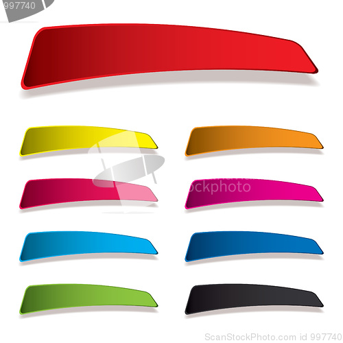 Image of Colourful blank tag