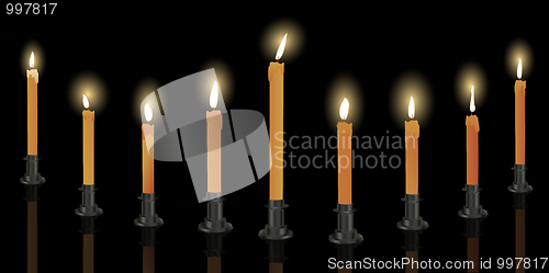 Image of Nine candle menorah