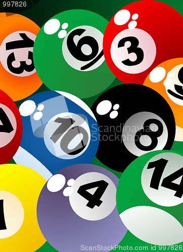 Image of Billiard balls