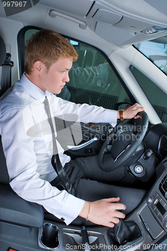 Image of Driving man