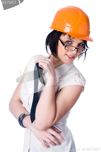 Image of Girl in helmet