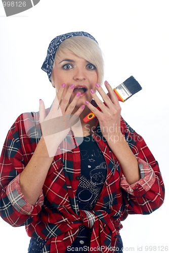 Image of Woman painter