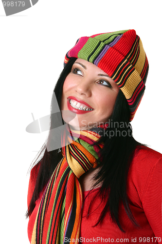 Image of Vibrant smiling woman