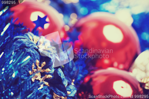 Image of Christmas and New Year decorations   