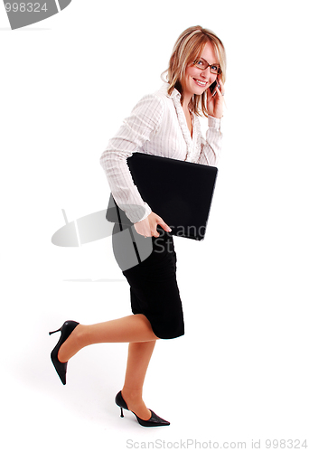 Image of Young business woman