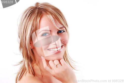 Image of portrait of beautiful young girl 