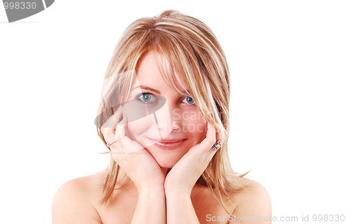 Image of portrait of beautiful young girl 