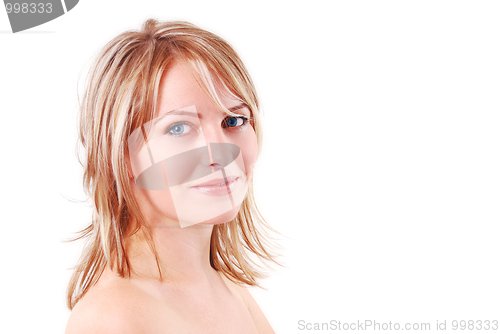 Image of portrait of beautiful young girl