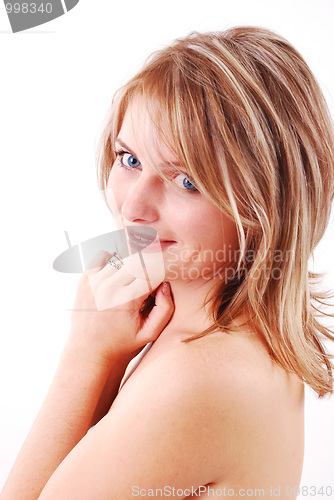 Image of portrait of beautiful young girl