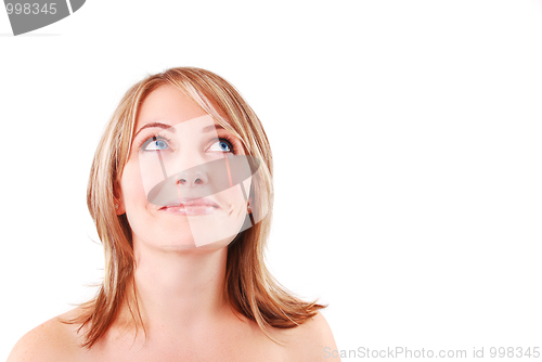 Image of portrait of beautiful young girl 