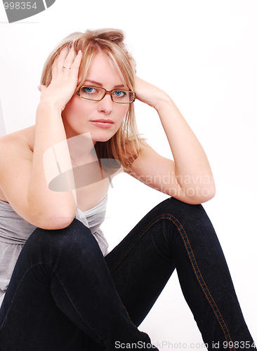 Image of portrait of a stressed 
