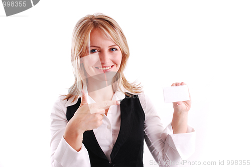 Image of Young business woman