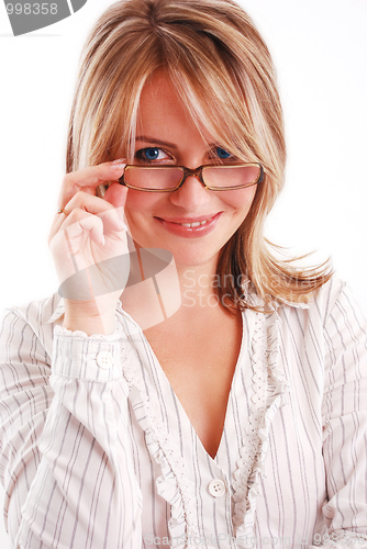 Image of Young business woman
