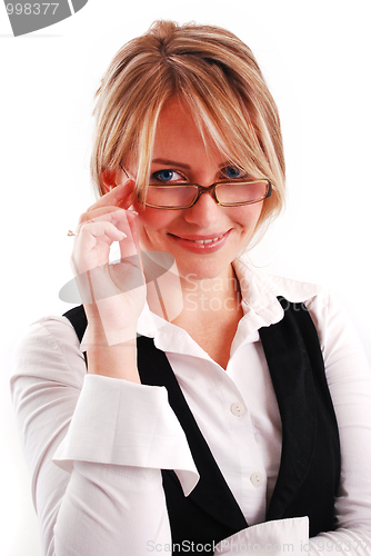 Image of Young business woman