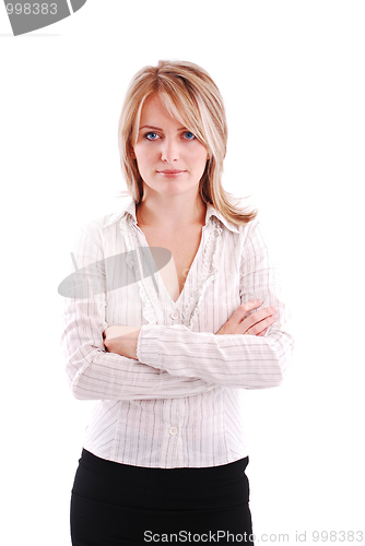 Image of Young business woman