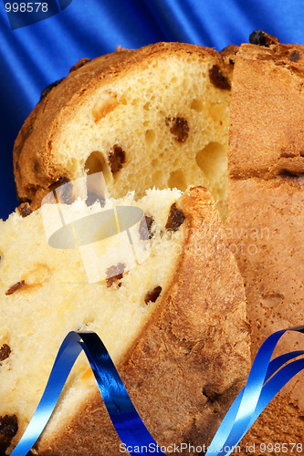 Image of Panettone the italian Christmas cake