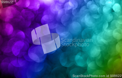 Image of abstract blurred circles 