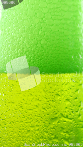 Image of wet beer bottle