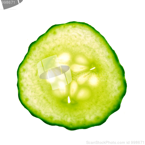 Image of sliced cucumber 