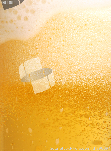 Image of Glass of beer close-up 
