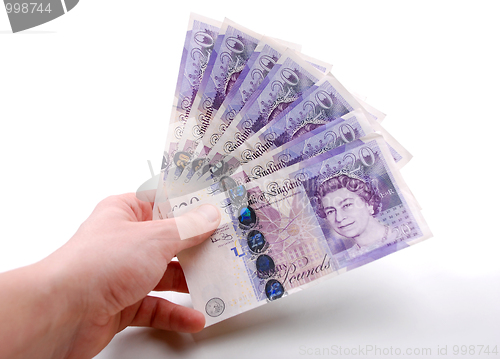 Image of twenty pound notes 