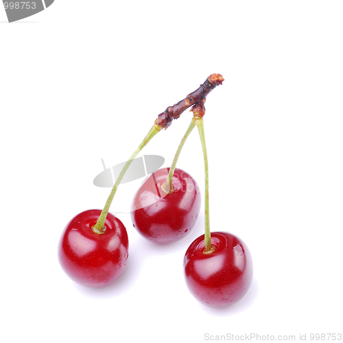 Image of Three cherries