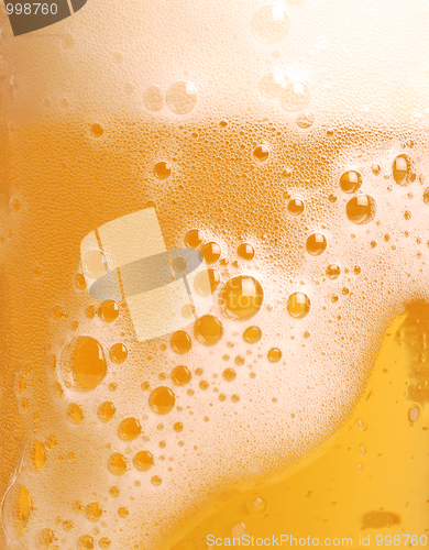 Image of Glass of beer close-up 